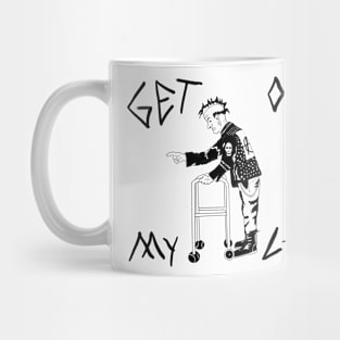 Get OFF my lawn Mug